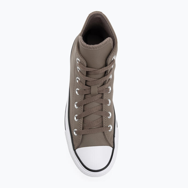 Tenisi Converse Chuck Taylor All Star din piele ecologică, model înalt