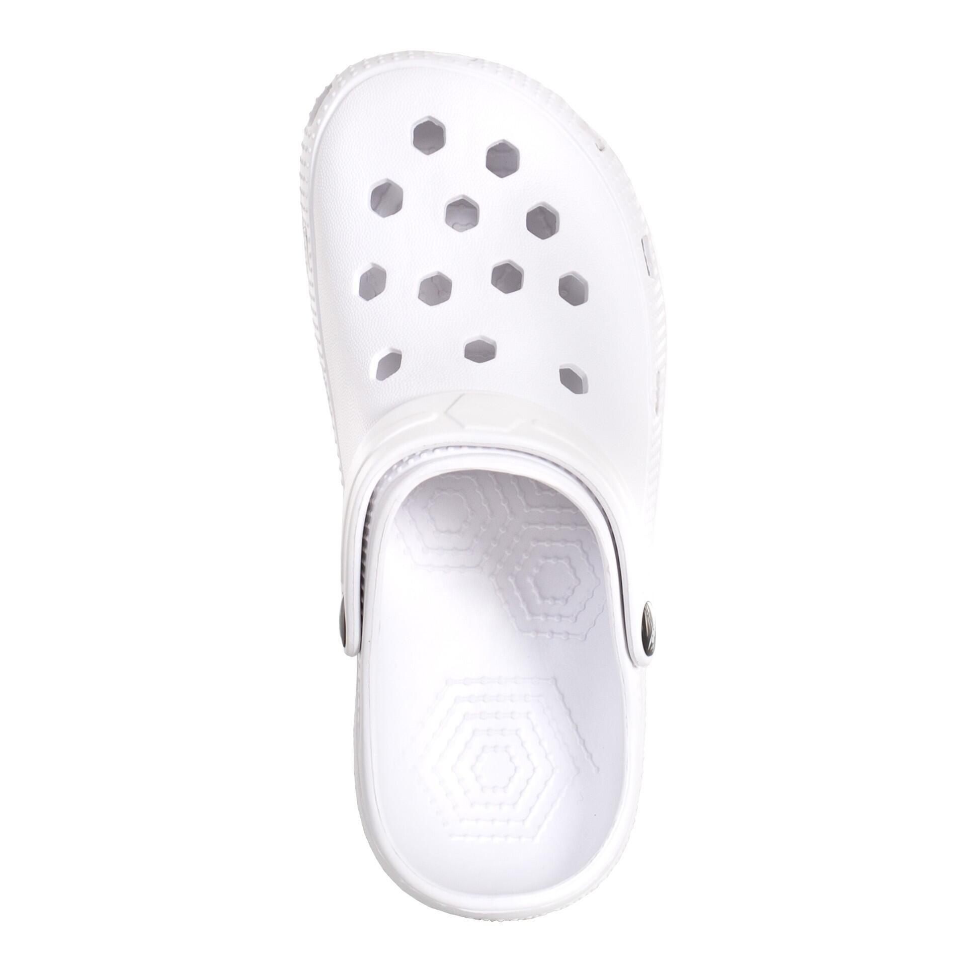 Clog Softee Hexagon Blanco