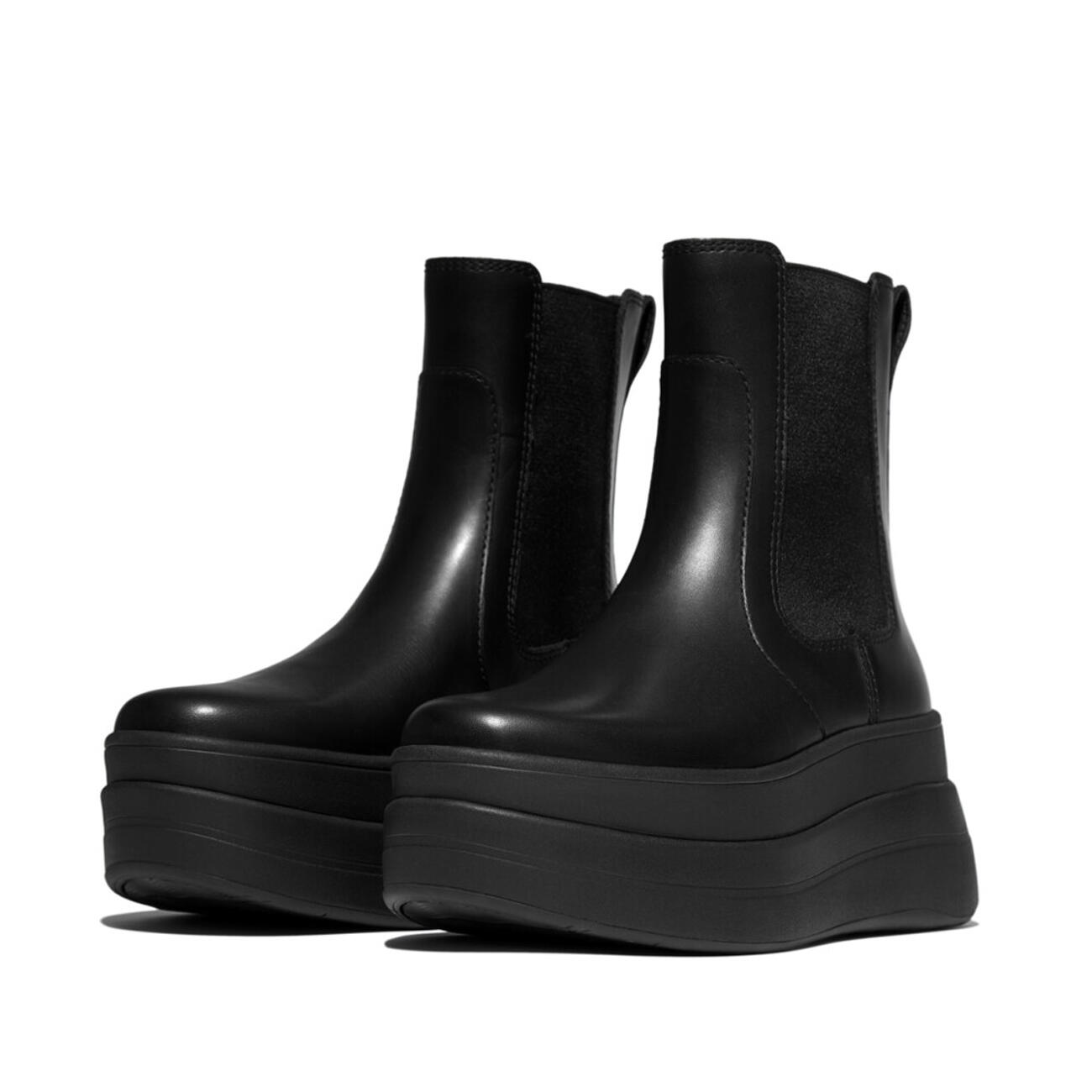 Bottes Fitflop F-Mode Stack Chelsea Cuir/Daim 5/7