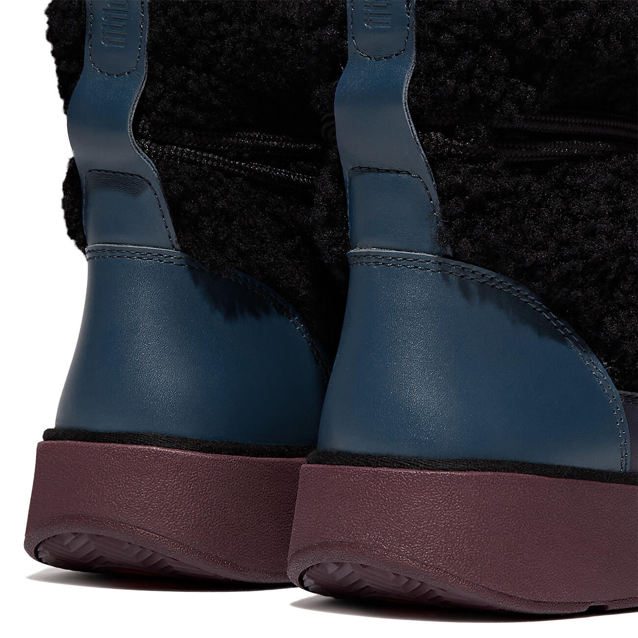 Bottines à lacets en cuir bouclé FitFlop Gen-FF X Roksanda 3/7