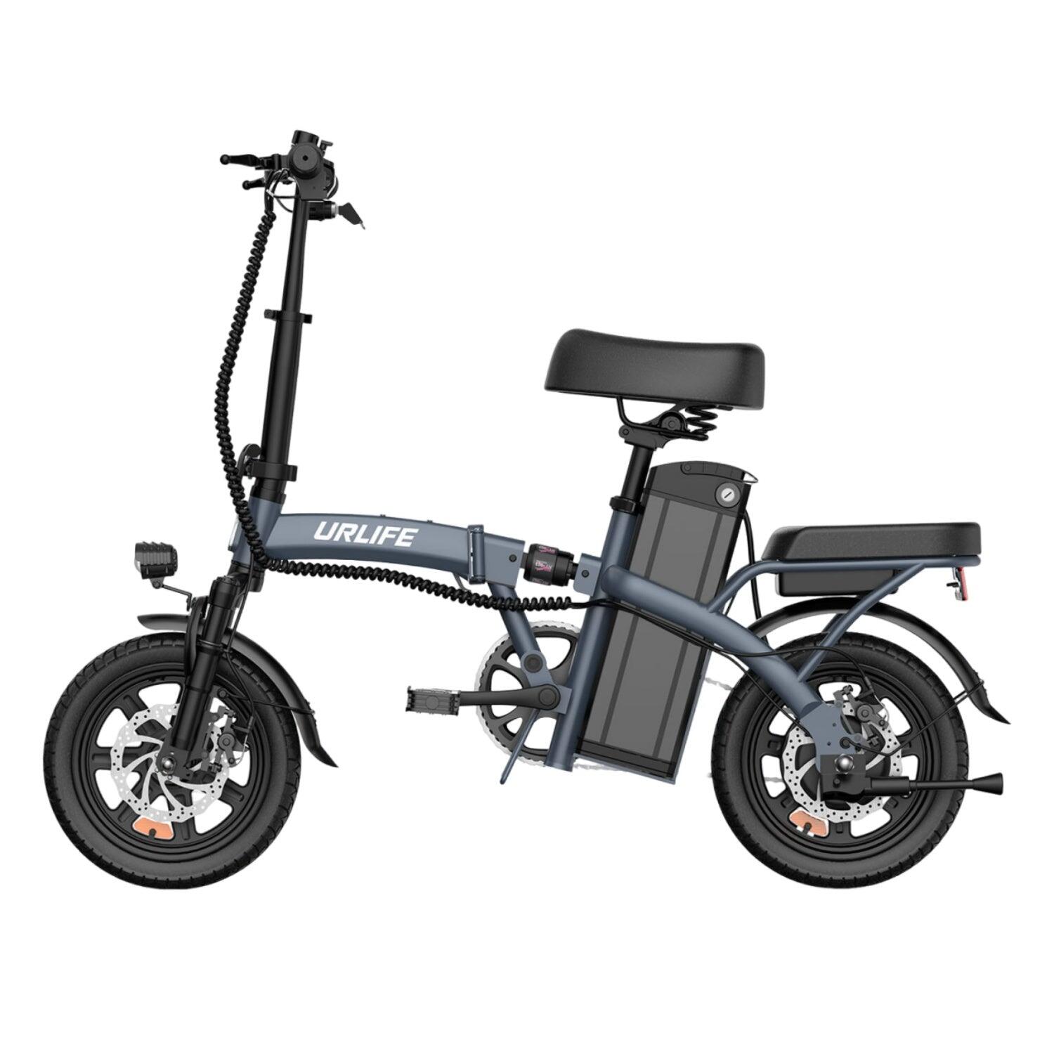URLIFE F1L E-bike 250W Batterij 48V 7.5Ah  14 Inch Grijs 2/5
