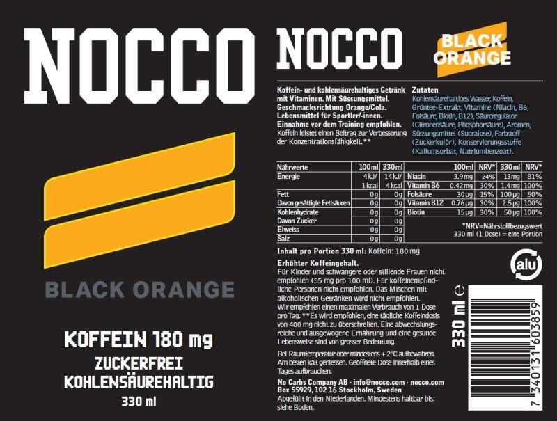 BCAA 330ml Nocco (confezione da 24) 2/2
