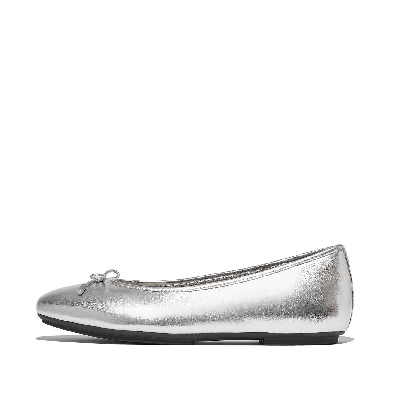 FITFLOP FitFlop zilvere ballerina  ZILVER 36 3/7