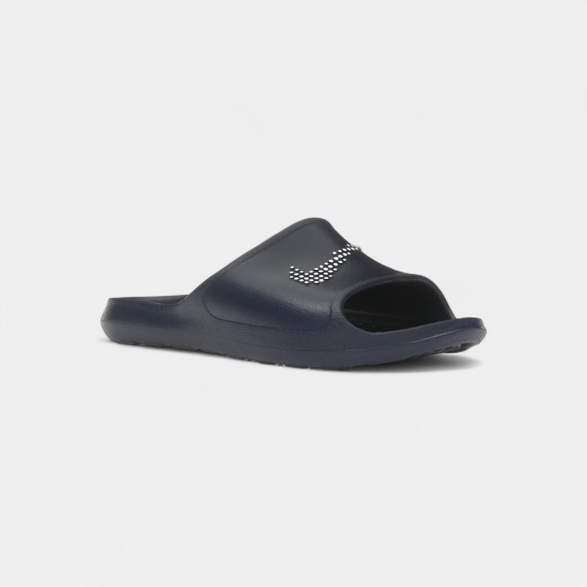 Nike Victori One Shower Slide Polka Dot Swoosh Midnight Navy 2/4