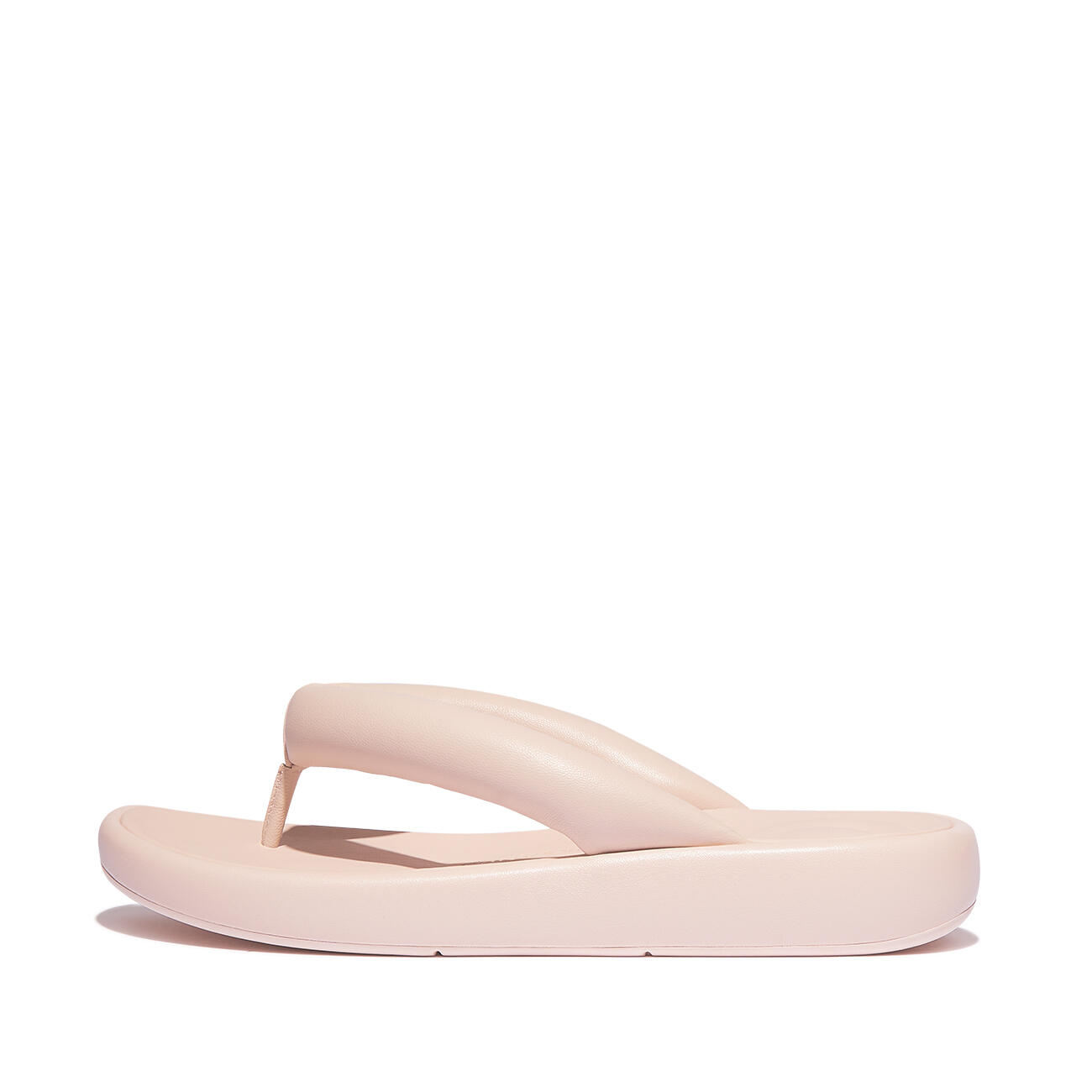 FITFLOP FitFlop Iqushion D-Luxe X Roksanda Pad. Leather Flip-Flops  OYSTER 38 3/7