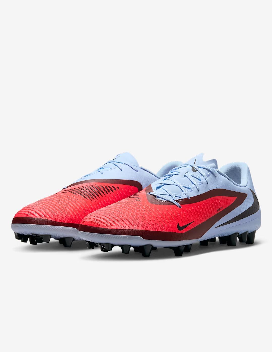 Chaussures de football à crampons pour homme Nike Phantom 6 basse acad ag bleu. 3/6
