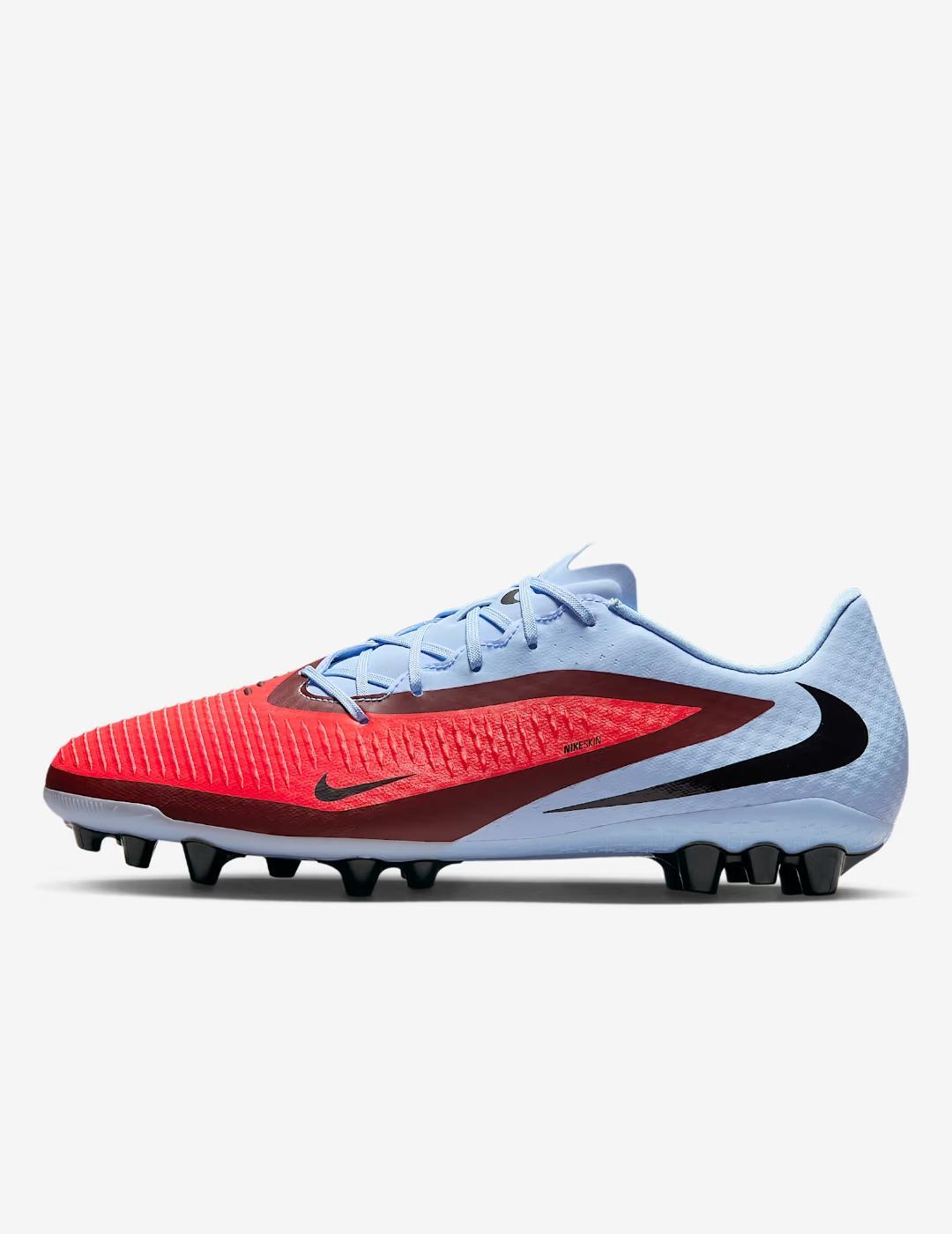 Chaussures de football à crampons pour homme Nike Phantom 6 basse acad ag bleu. 2/6