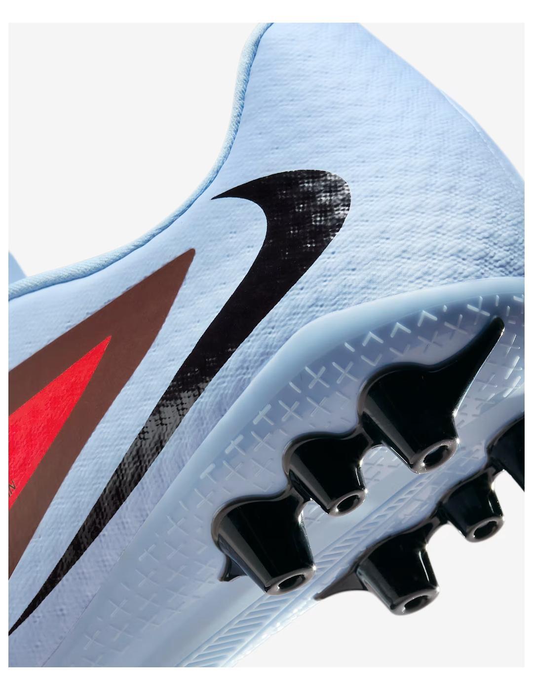 Chaussures de football à crampons pour homme Nike Phantom 6 basse acad ag bleu. 6/6