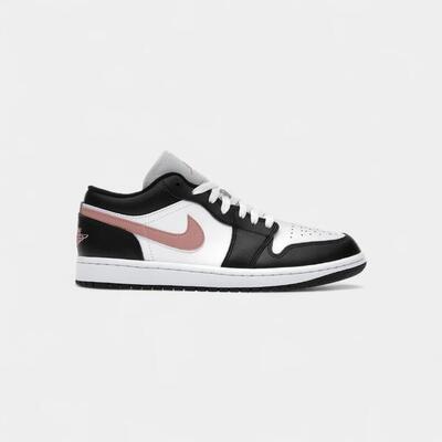 Jordan 1 low black rust pink