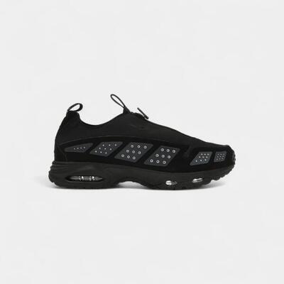Nike air max sunder black silver (women's)