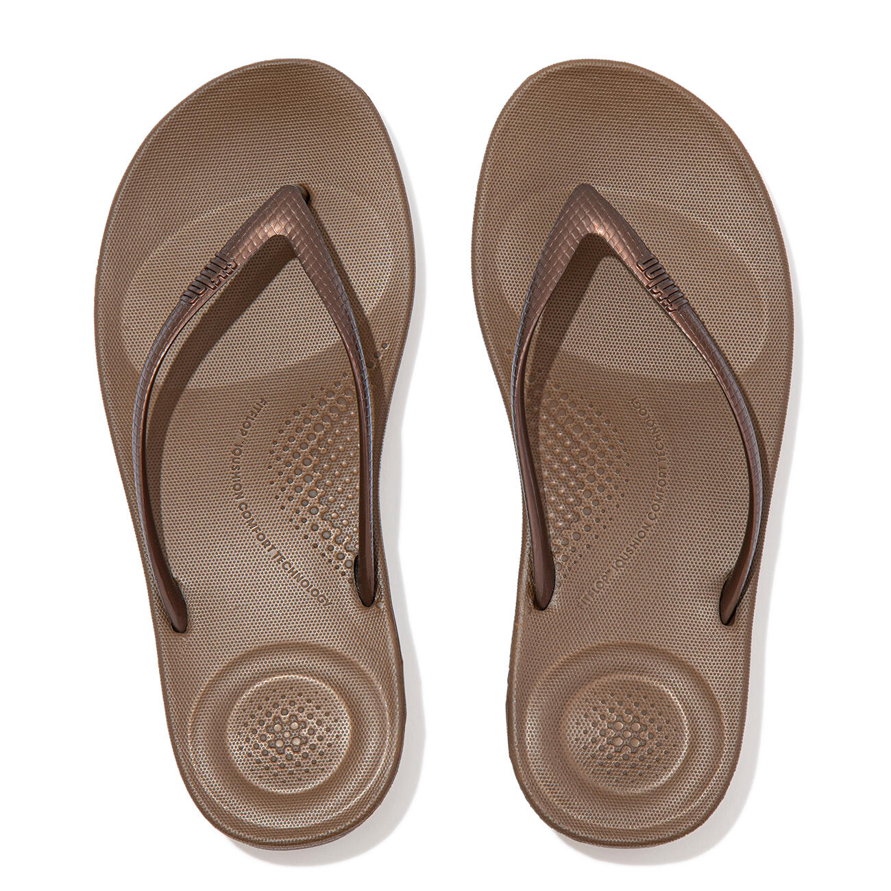 FITFLOP FitFlop Iqushion Ergonomic Flip-Flops TPU  BRONS 40 4/7