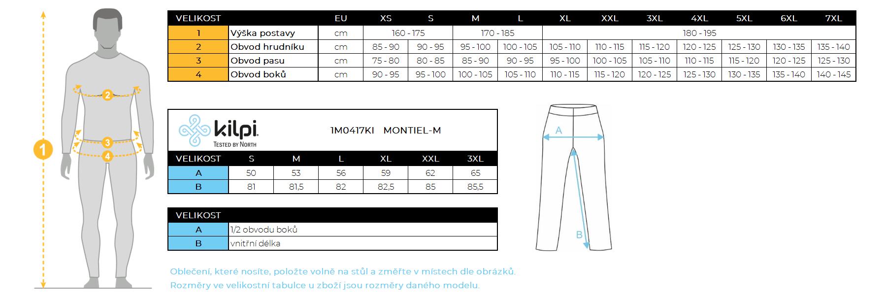 Pantaloni tuta in cotone da uomo Kilpi MONTIEL-M 6/6