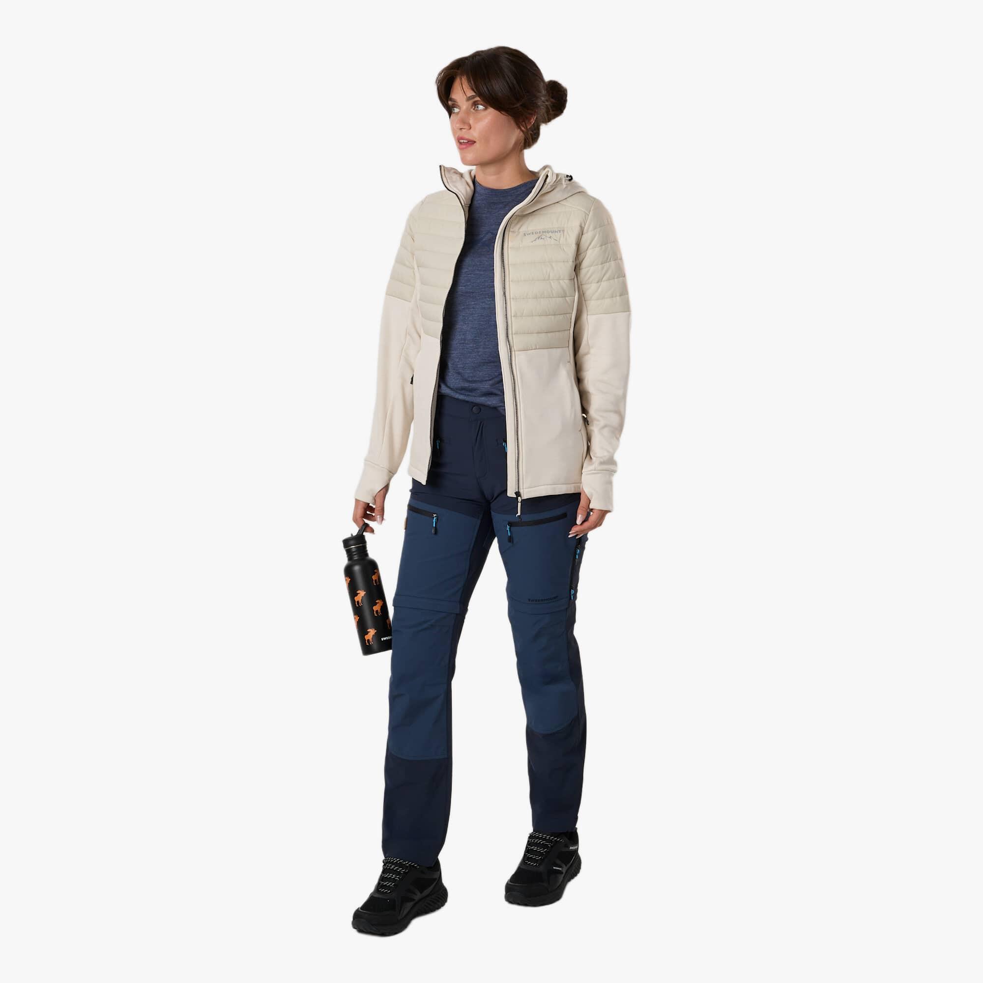 Damen Wandern Outdoorjacke wasserabweisend atmungsaktiv Lofoten Hybrid II 3/7