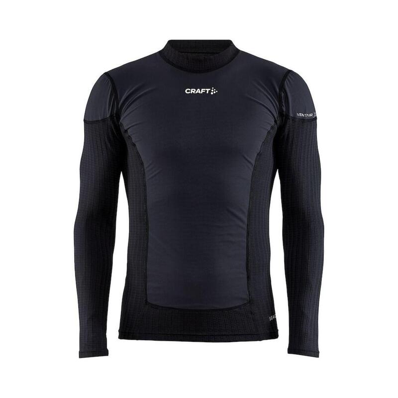 ACTIVE EXTREME X WIND LONG SLEEVE BASELAYER MEN BLACK GRANITE