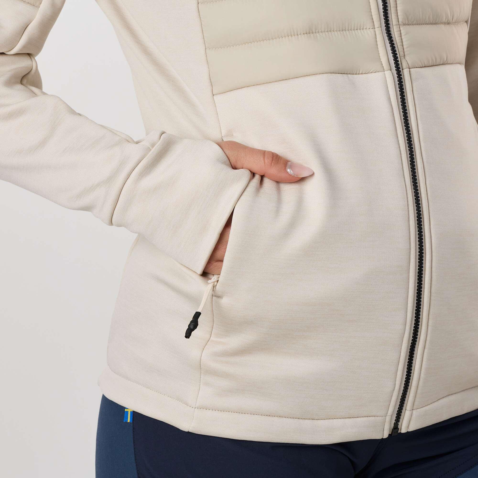Damen Wandern Outdoorjacke wasserabweisend atmungsaktiv Lofoten Hybrid II 6/7