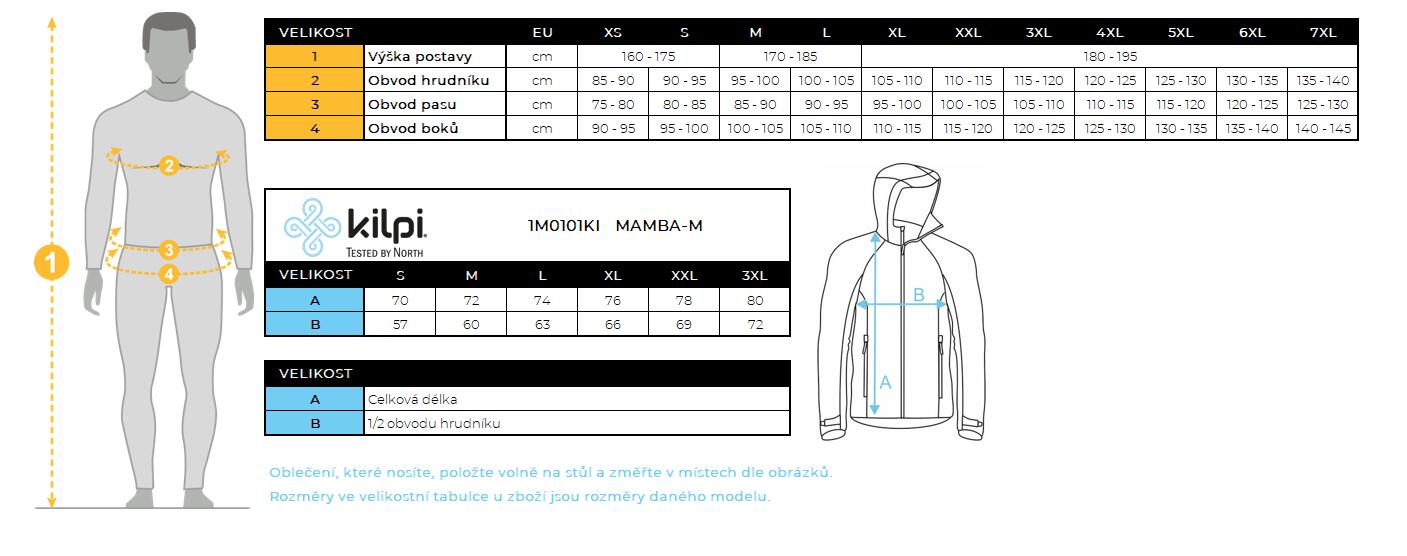 Wasserdichte Herren-Hardshelljacke Kilpi MAMBA-M 7/7