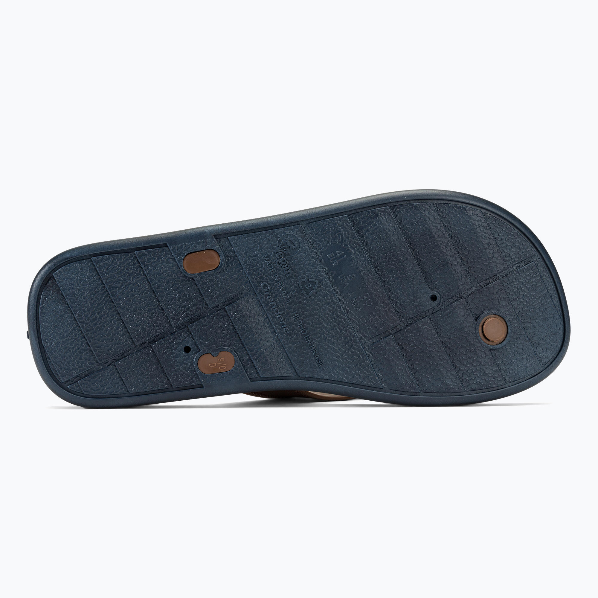 Impulse Teenslippers Heren synthetische slippers Blue/Brown 4/7