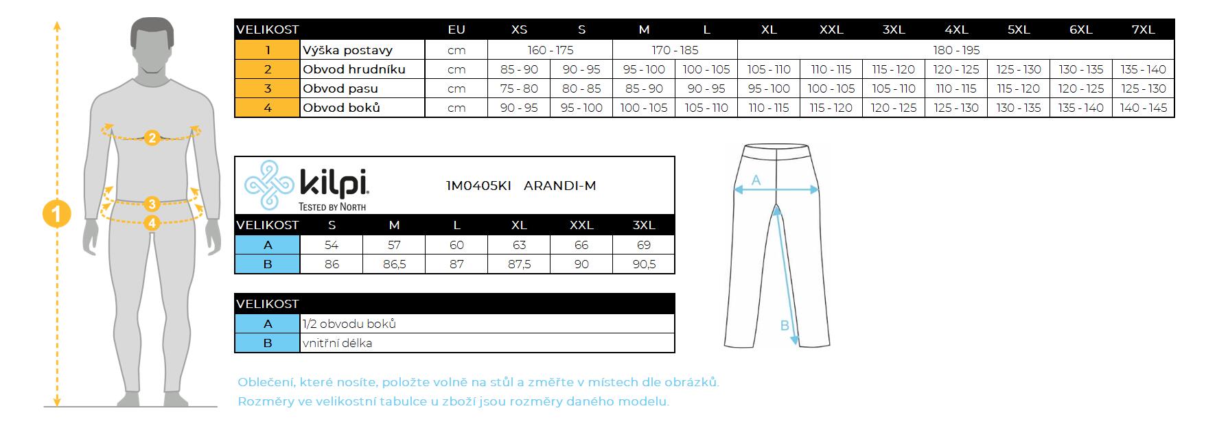 Pantaloni outdoor da uomo Kilpi ARANDI-M 7/7