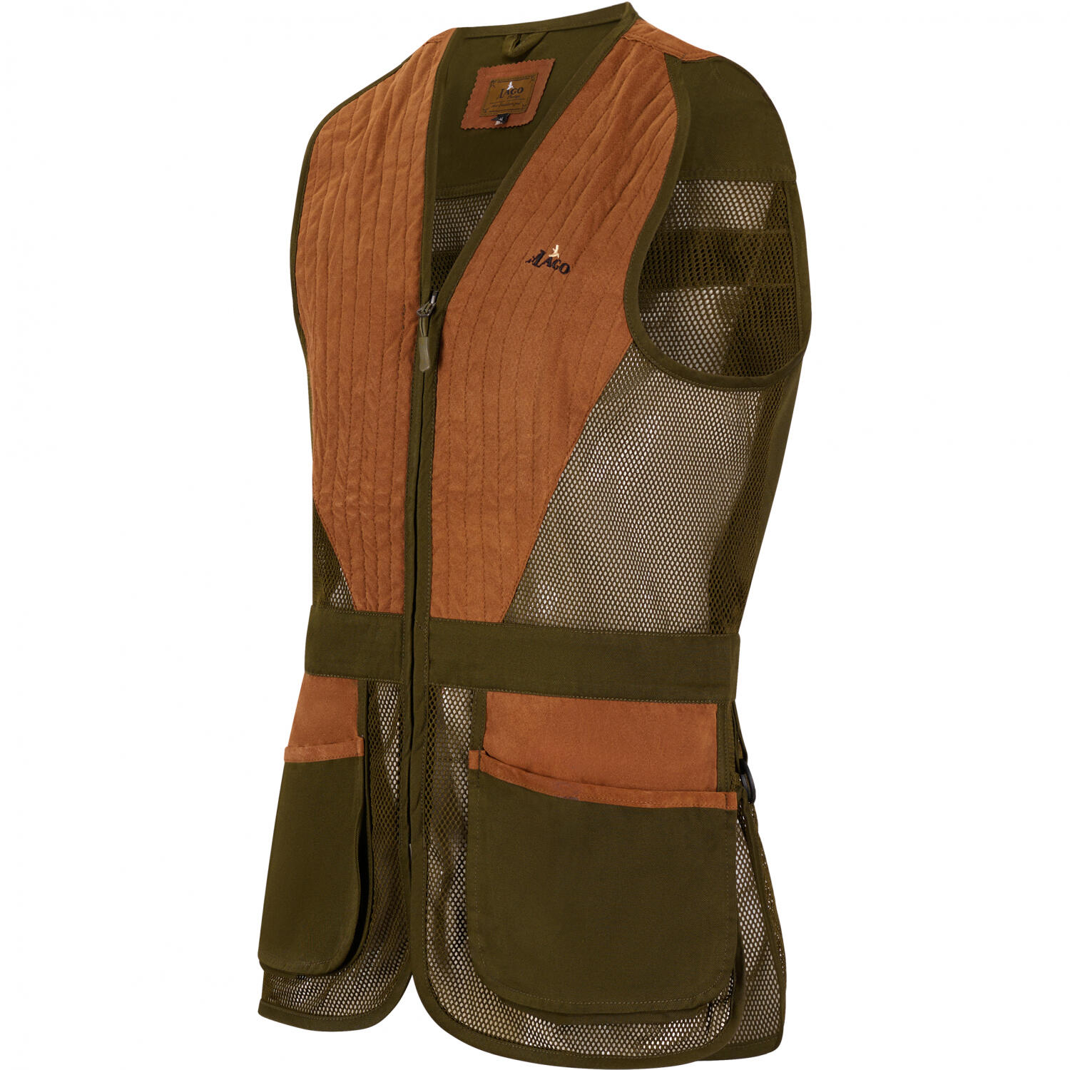 il Lago Prestige Schießweste Sienna Herren (Oliv/Beige) Größe XL 2/4