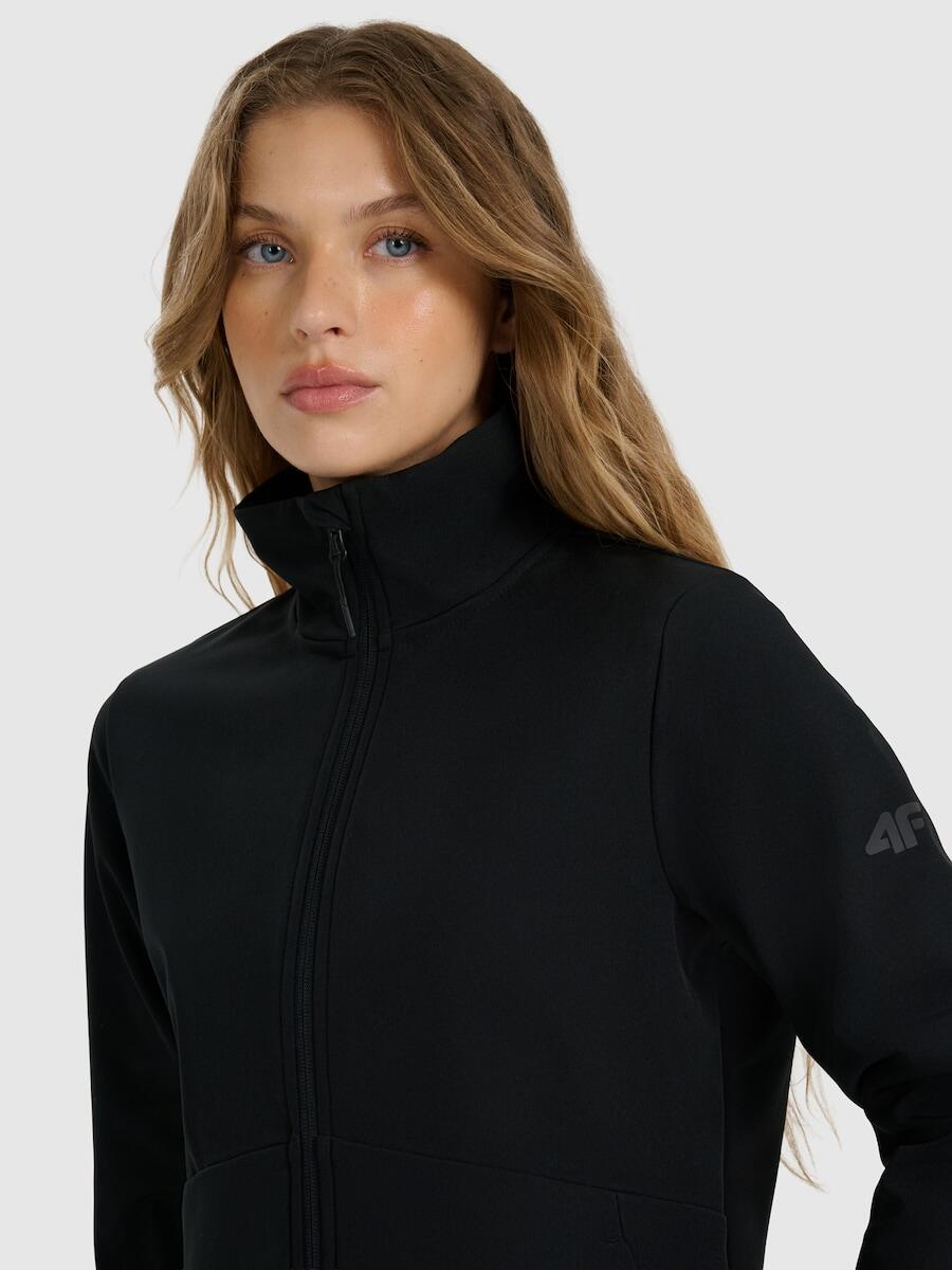 Kurtka softshell wiatroodporna membrana 5000 damska 4F 4FWAW25TSOFF394 4/7