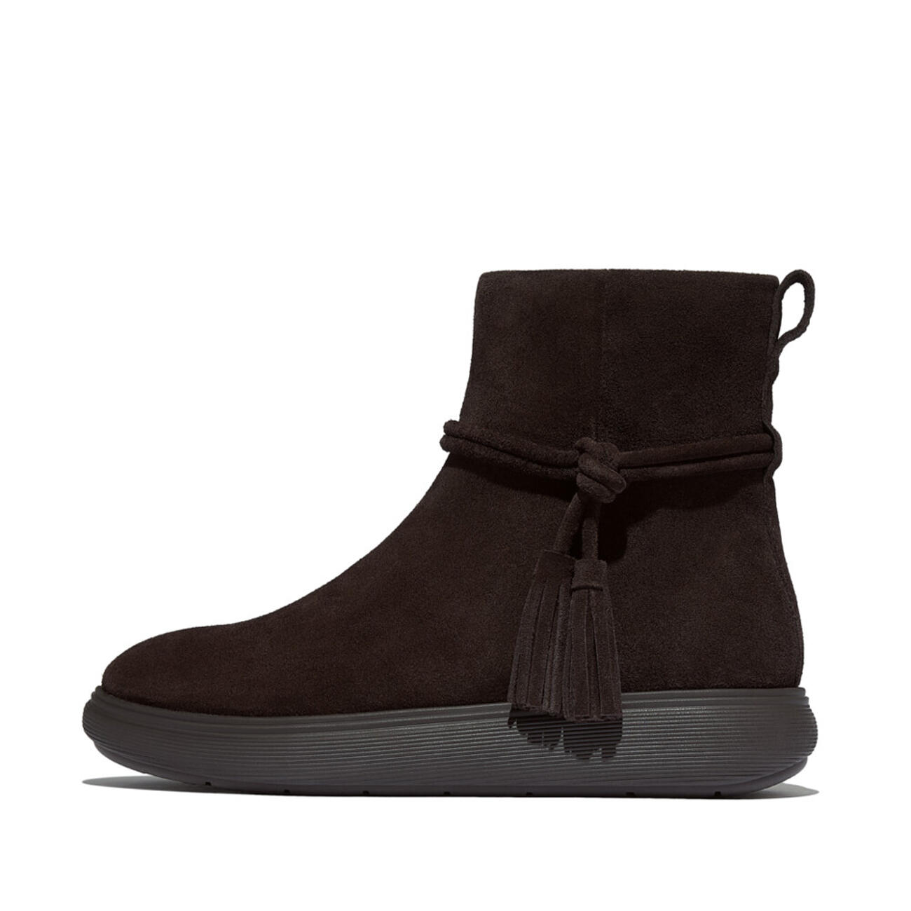FITFLOP FitFlop IQ-Comff Tassel Suede Short Boots  CHOCOLADEBRUIN 38 3/7