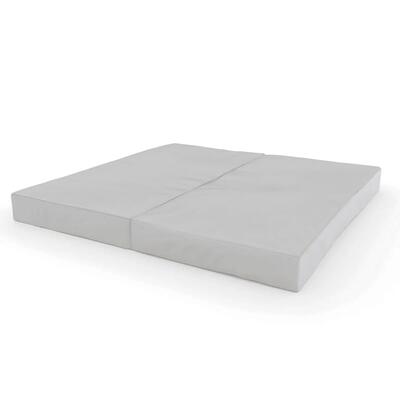 Bambini Ginnastica Materassino Pieghevole 2 Sezioni 100x100x10 cm Arancione