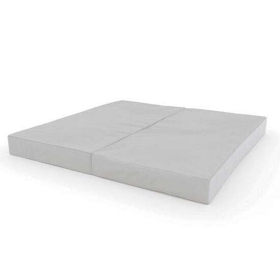 Bambini Ginnastica Materassino Pieghevole 2 Sezioni 100x100x10 cm Arancione