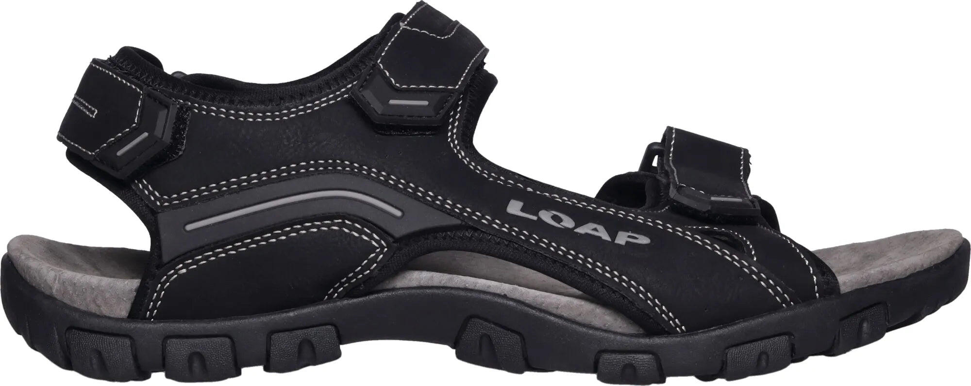 Loap Allen Herren Sandalen Schwarz 2/6