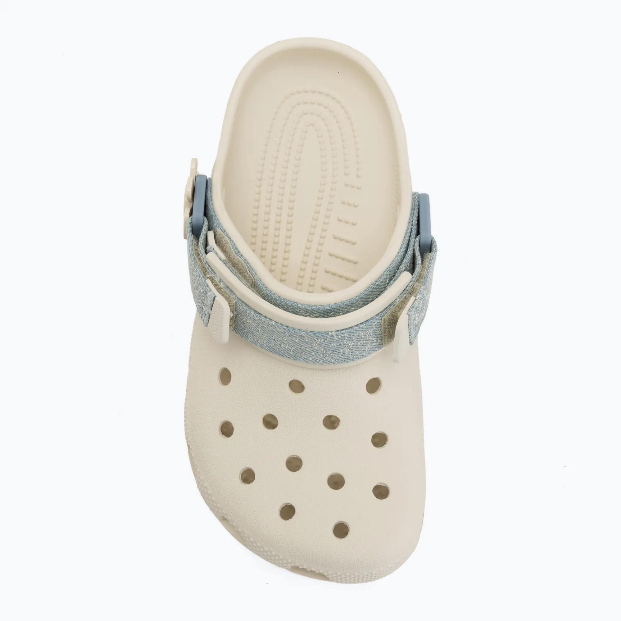 Klapki dziecięce Crocs Classic Denim Flower Adjutment Backstrap 6/7
