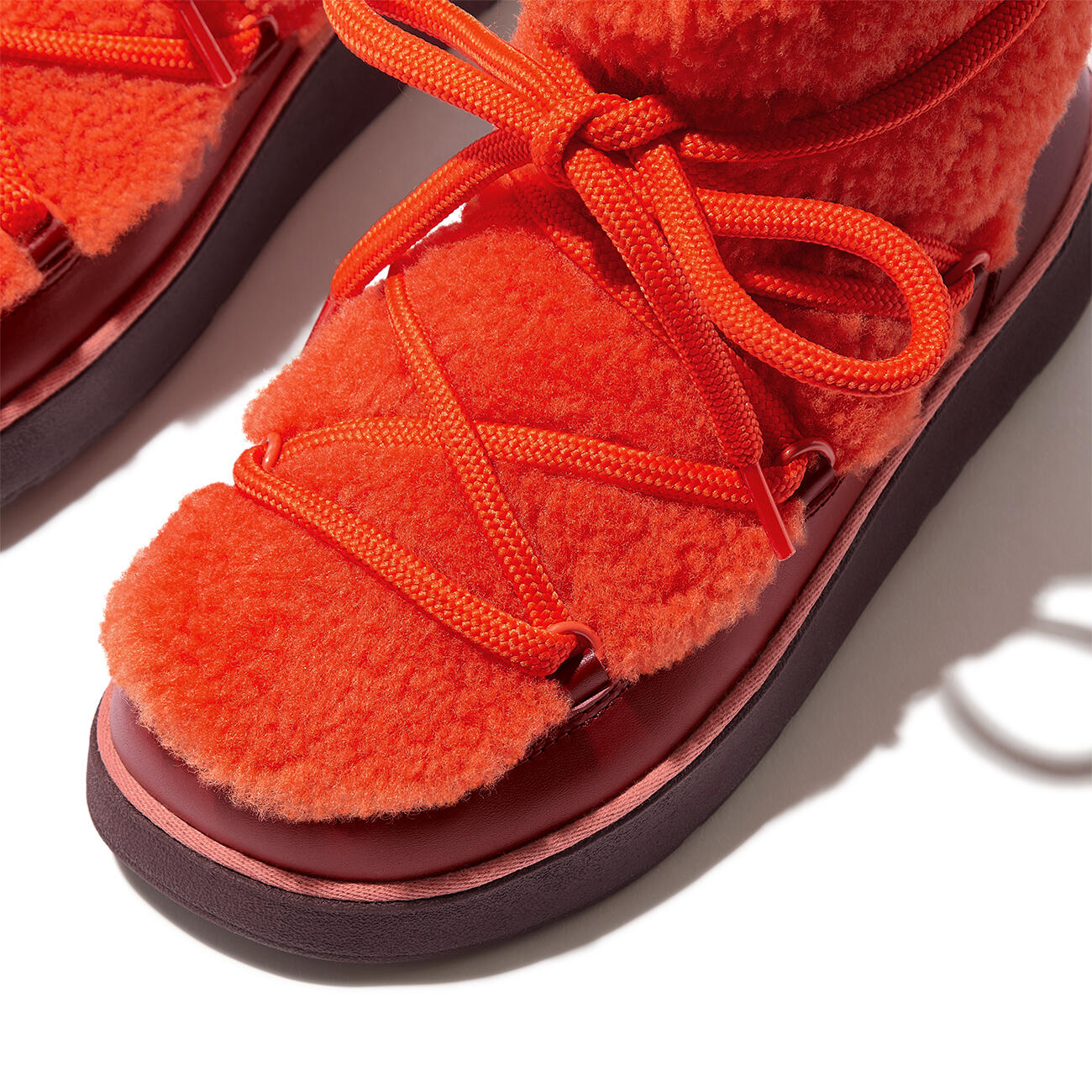 Bottines à lacets en cuir bouclé FitFlop Gen-FF X Roksanda 5/7