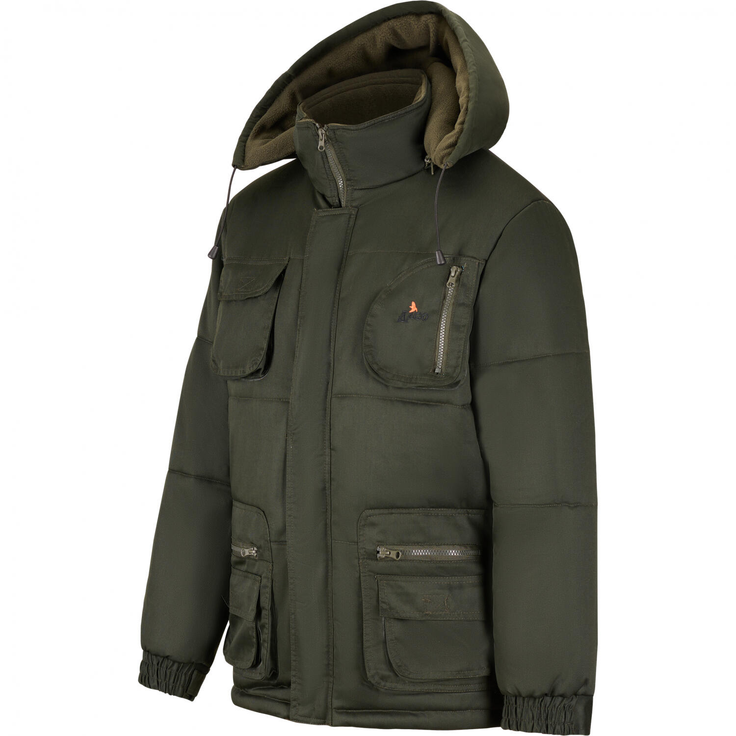 il Lago Basic Winterjacke Ronneby Herren (Oliv) Größe 4XL 2/5
