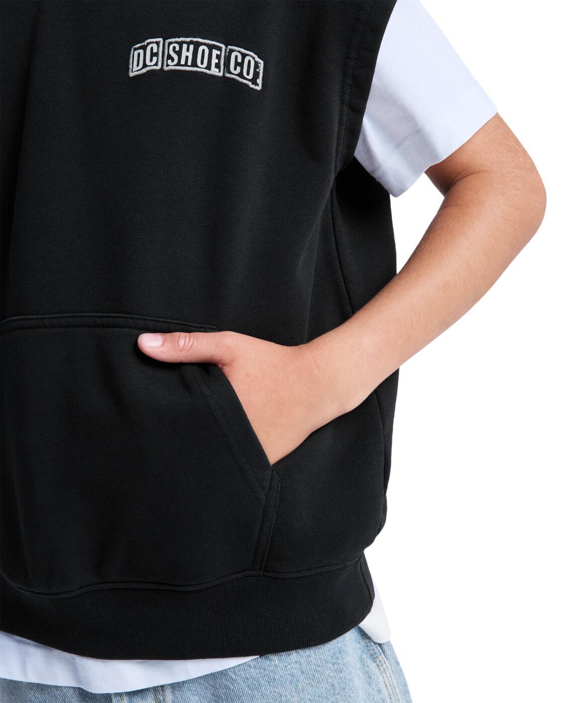 Camiseta sin mangas con capucha GUNNER Negro Niño 4/4