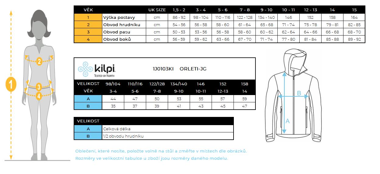 Giacca outdoor da ragazza Kilpi ORLETI-JG 5/5