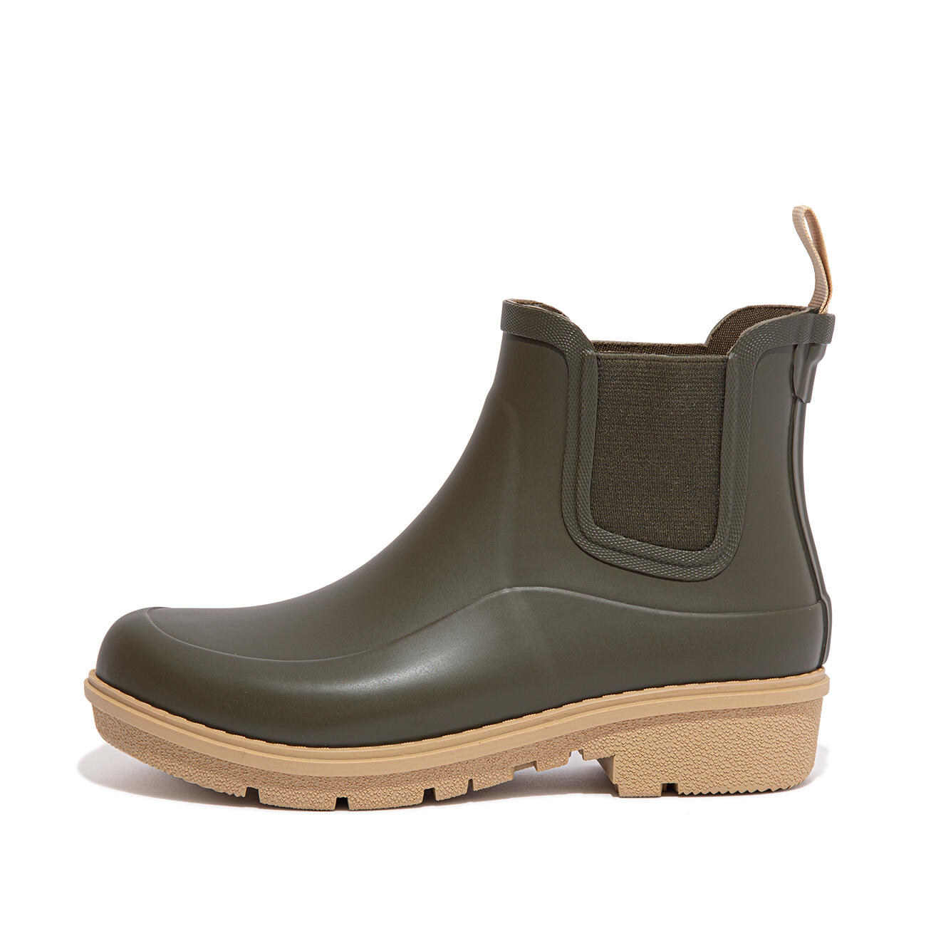 FITFLOP FitFlop Wonderwelly Contrast-Sole Chelsea Boots  MOSMIX 36 3/7