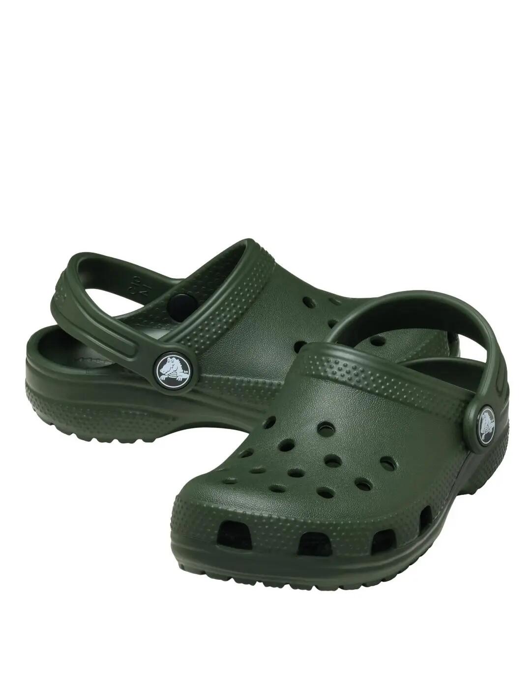 Sandalias para Niño Crocs  Verde 3/5