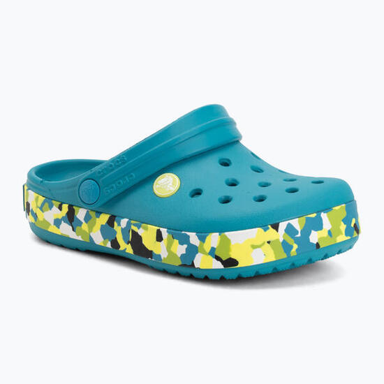Klapki dziecięce Crocs Crockband Glow Confetti Band