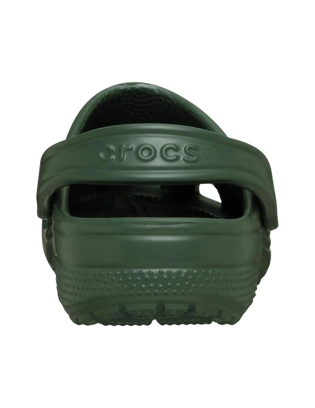 Sandália para Menino Crocs Classic clog Verde. 5/5