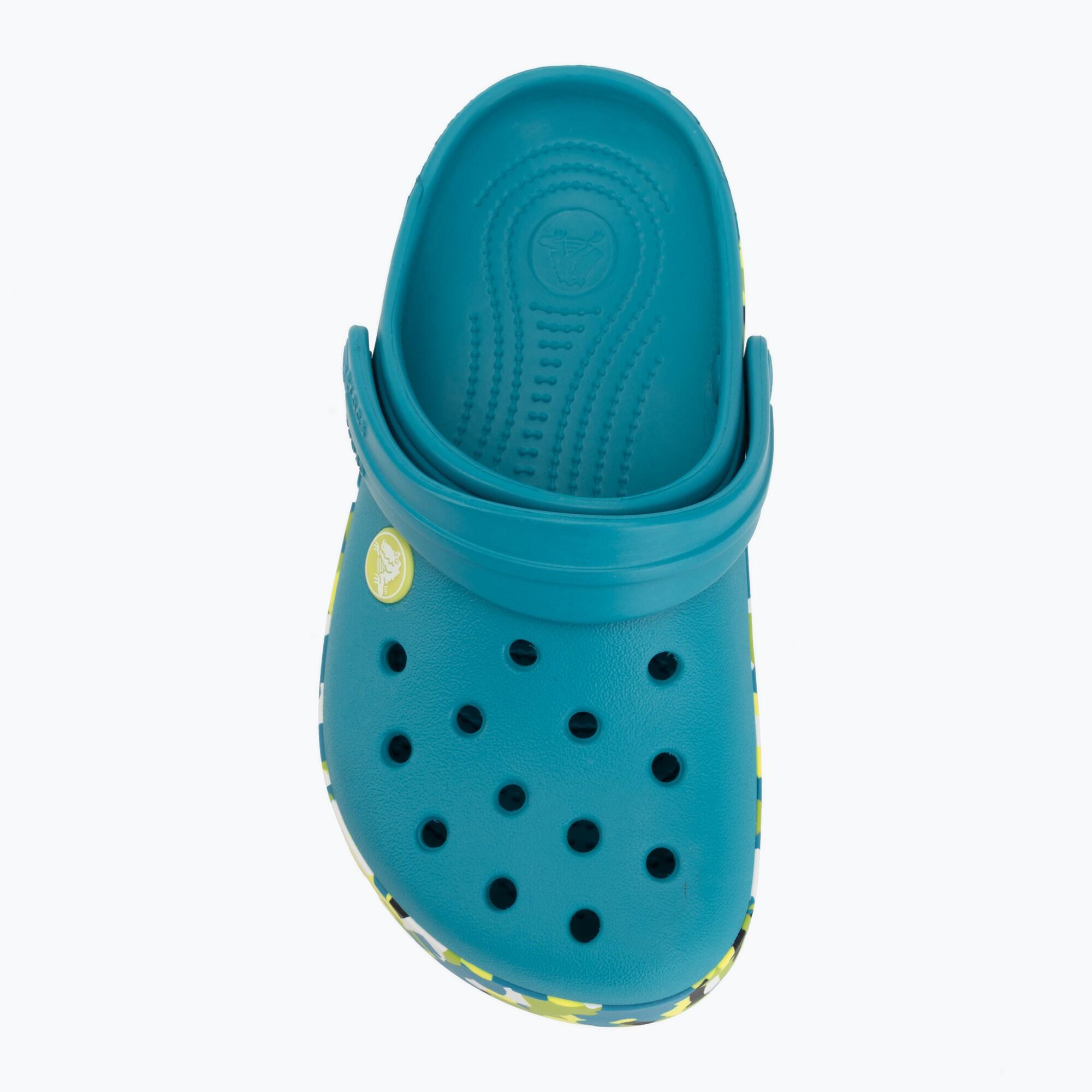 Klapki dziecięce Crocs Crockband Glow Confetti Band 6/7