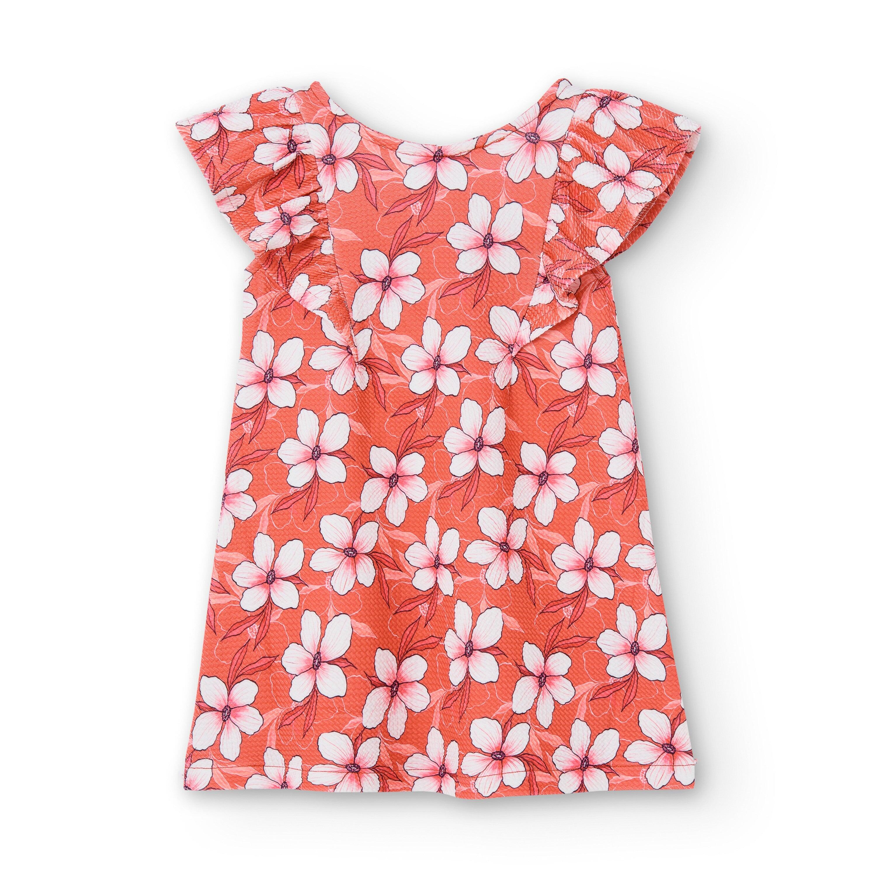 Vestido de niña estampado flores 2/5