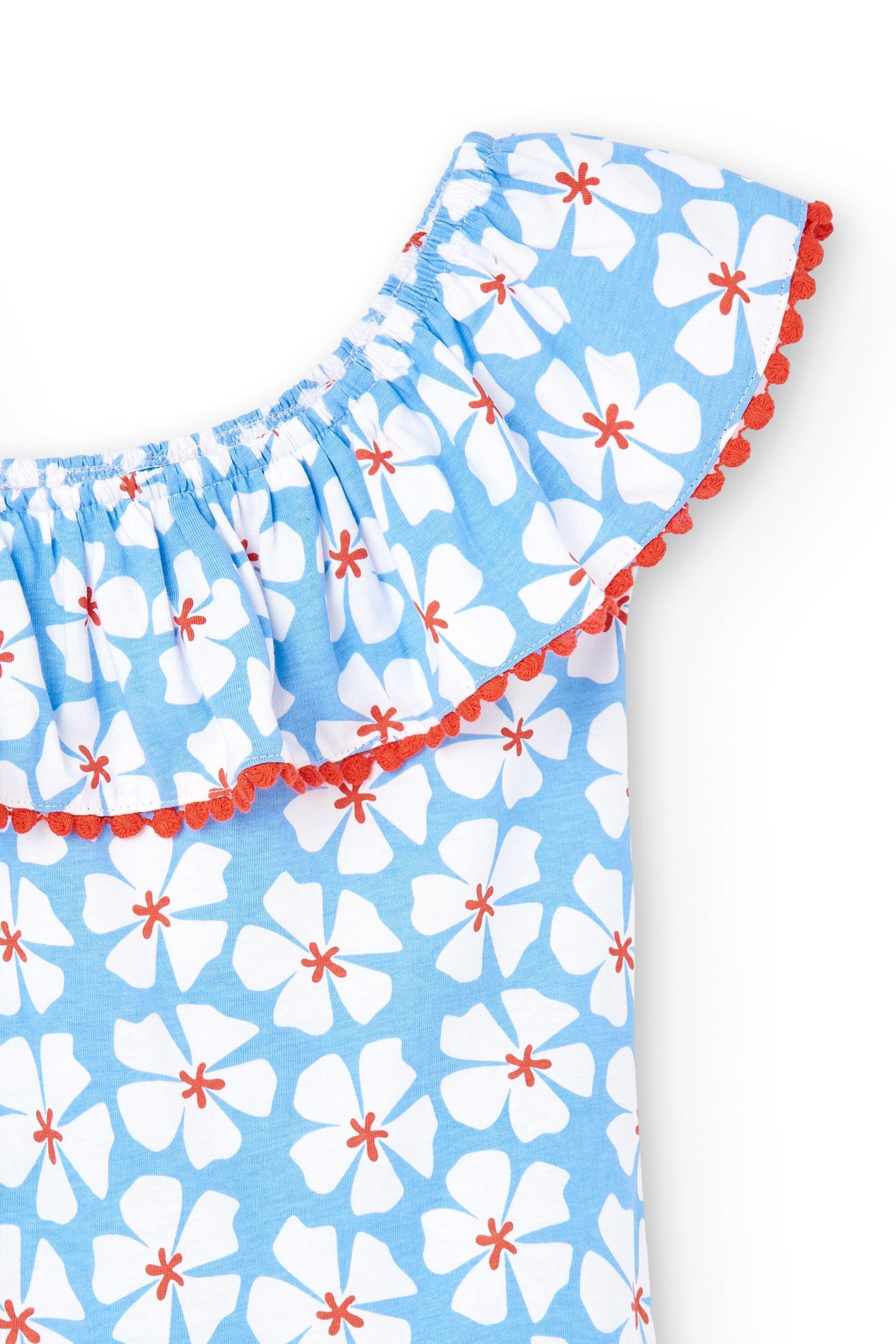 Vestido de niña estampado 2/5
