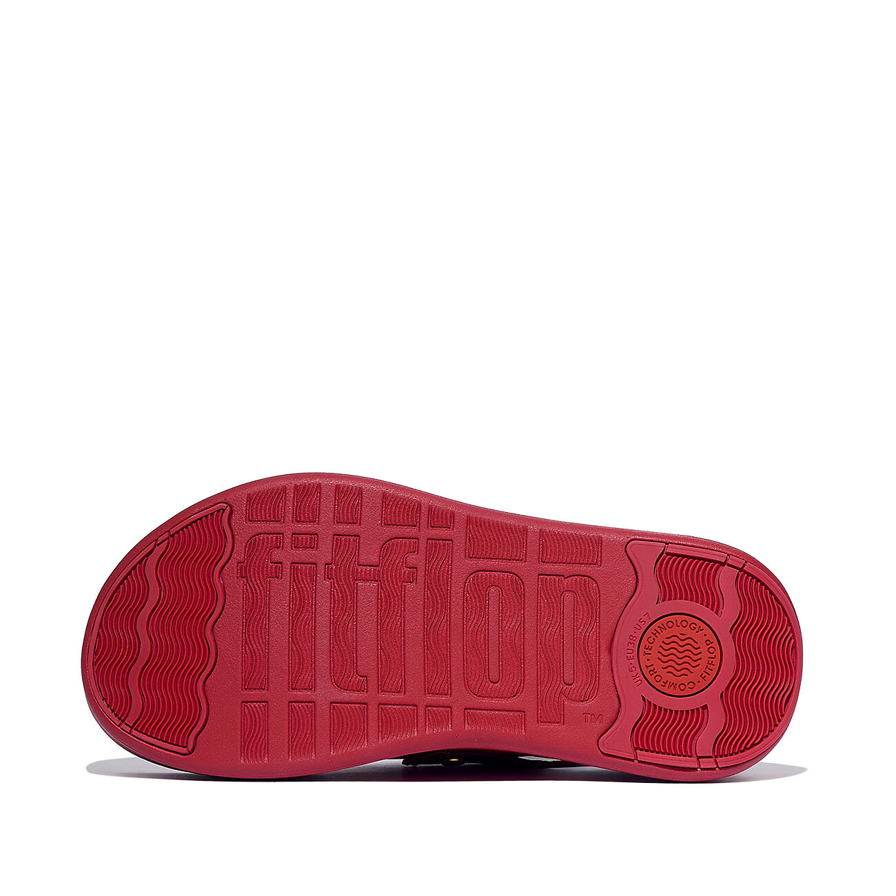 FITFLOP FitFlop F-Mode X Roksanda Leather/Webbing Sandals  KARMOZIJNROOD/TAN 40 4/7
