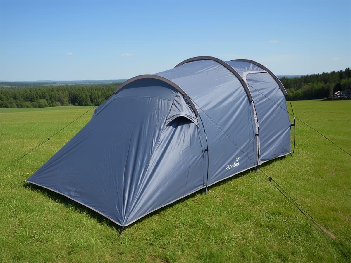 Tente tunnel Helgver 3 Sleeper - 3 personnes - grande avancée - cabine sombre 4/7