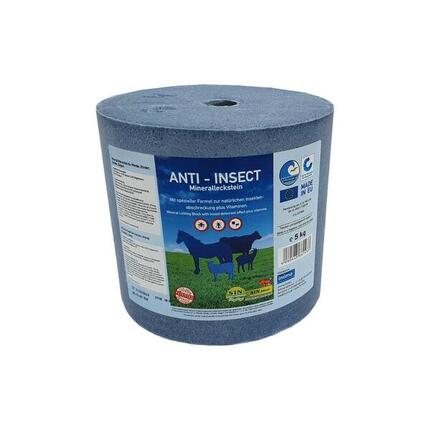 Bloc de pierre minérale à lécher anti-insectes 5 kg IMIMA