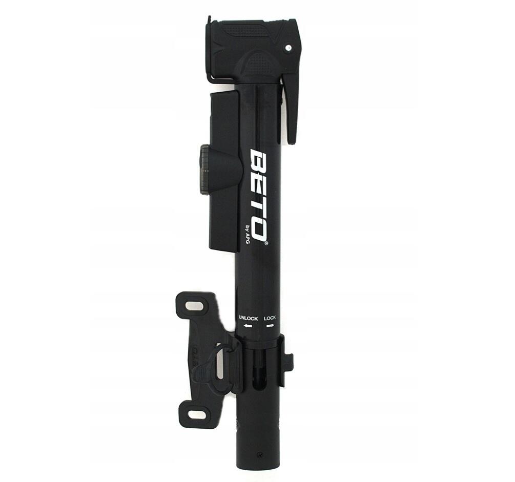 Pompka rowerowa Beto CLD-038G z manometrem 8bar 3/3