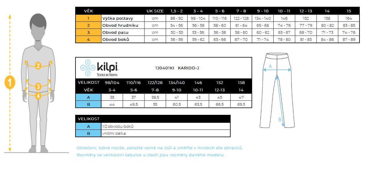 Pantaloni outdoor da bambino Kilpi KARIDO-J 5/5