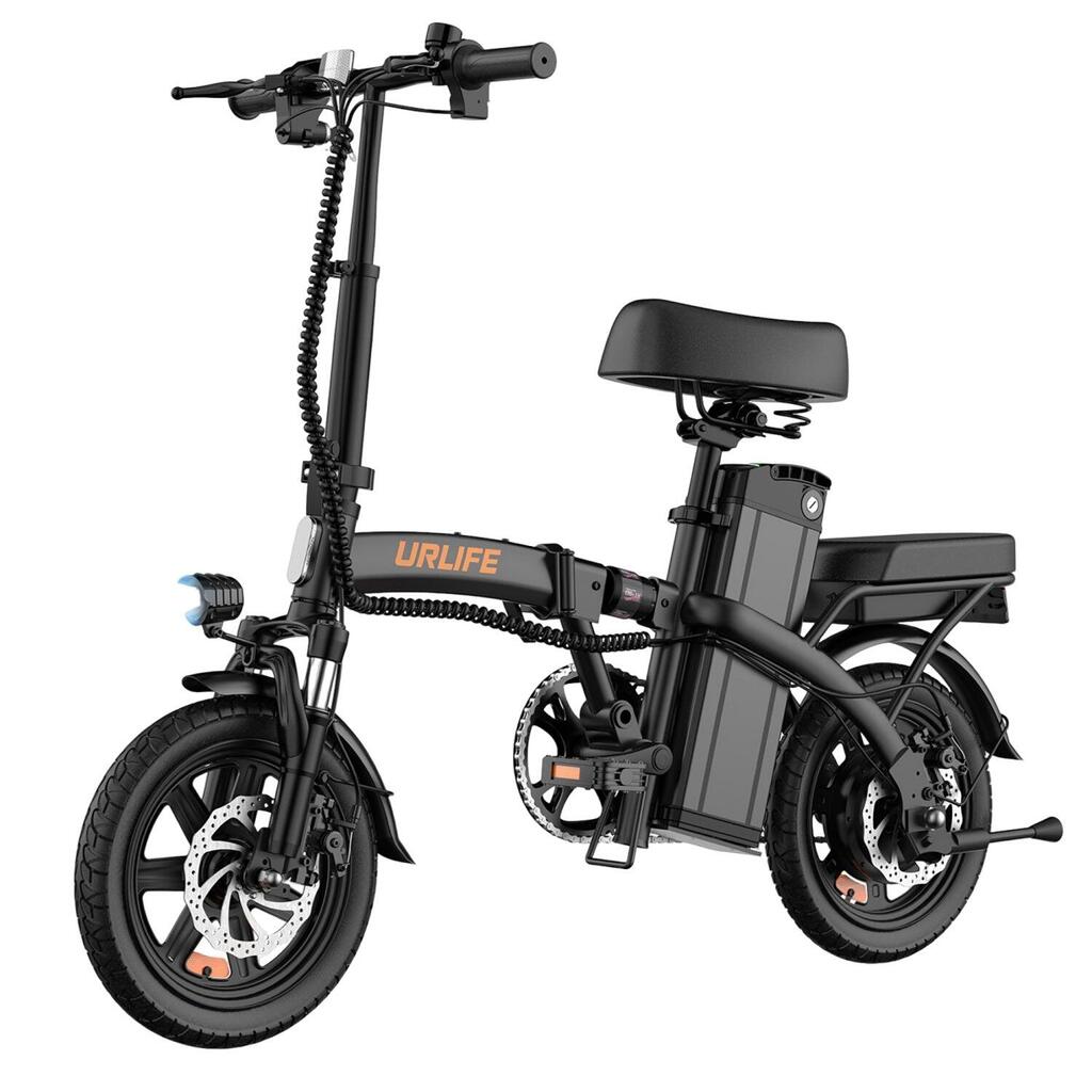 Electric Bike URLIFE F1L 250W 48V 7.5Ah 14 Inch Black