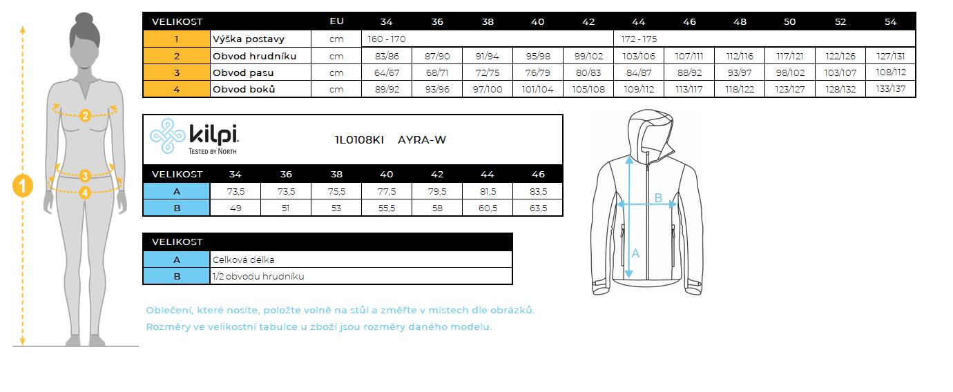 Abrigo de exterior para mujer Kilpi AYRA-W 7/7