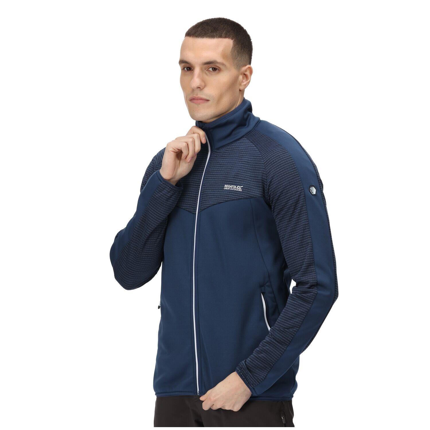 Sweat-shirt homme Regatta Yare Vi Extol Stretch softshell bleu adriatique 2/7