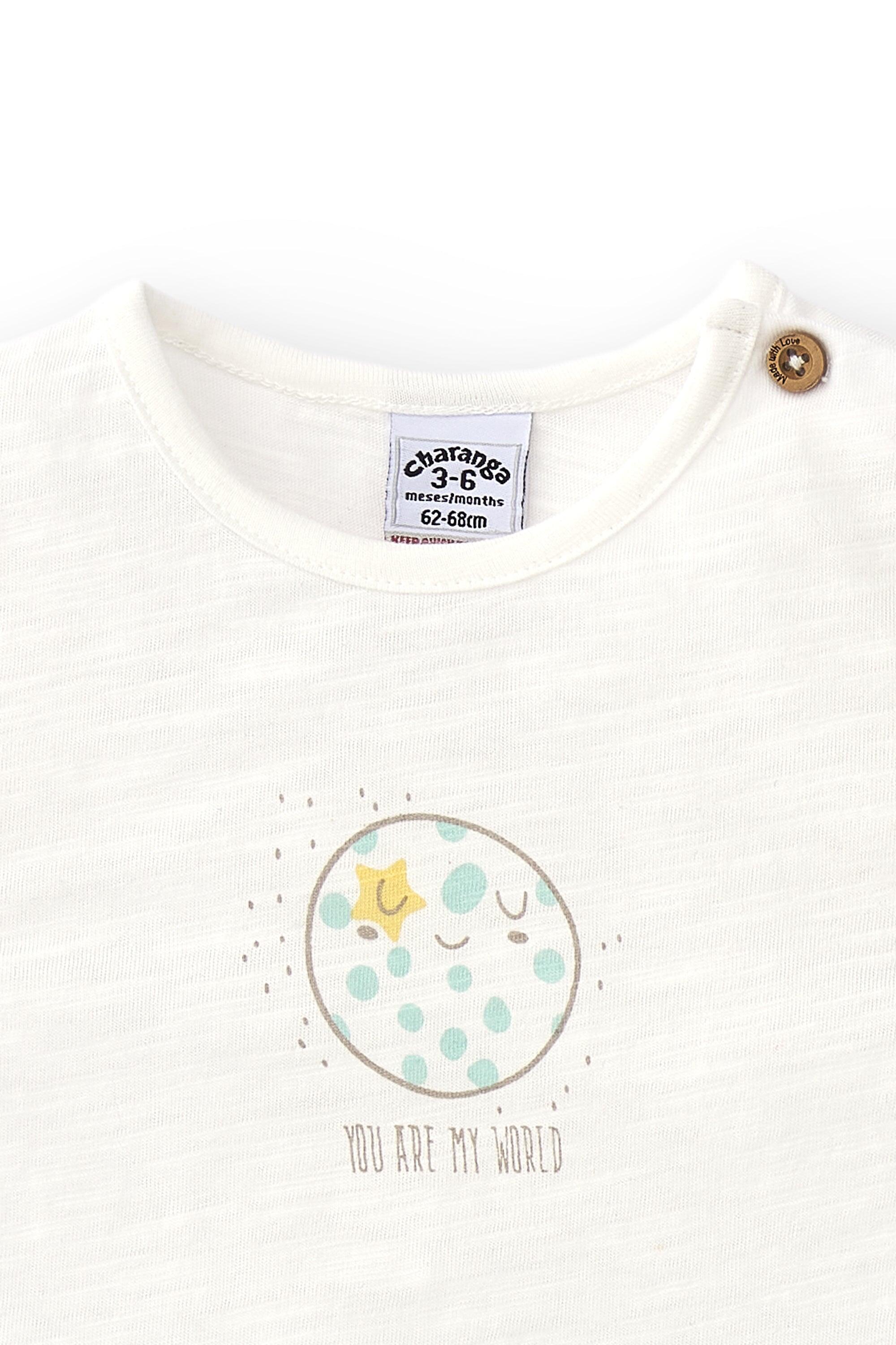 Pack de bodies de recién nacido aguamarina y blanco | My Little Universe 4/4