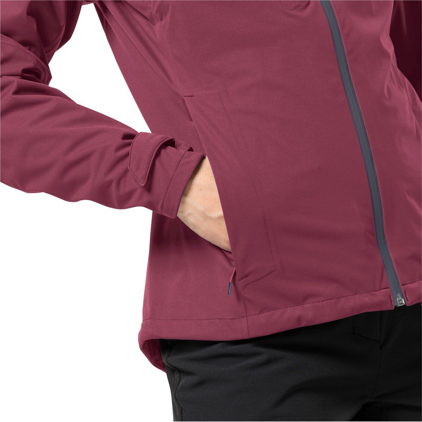 Giacca imbottita Jack Wolfskin Peak Higher donna - Sangria, XXL 7/7